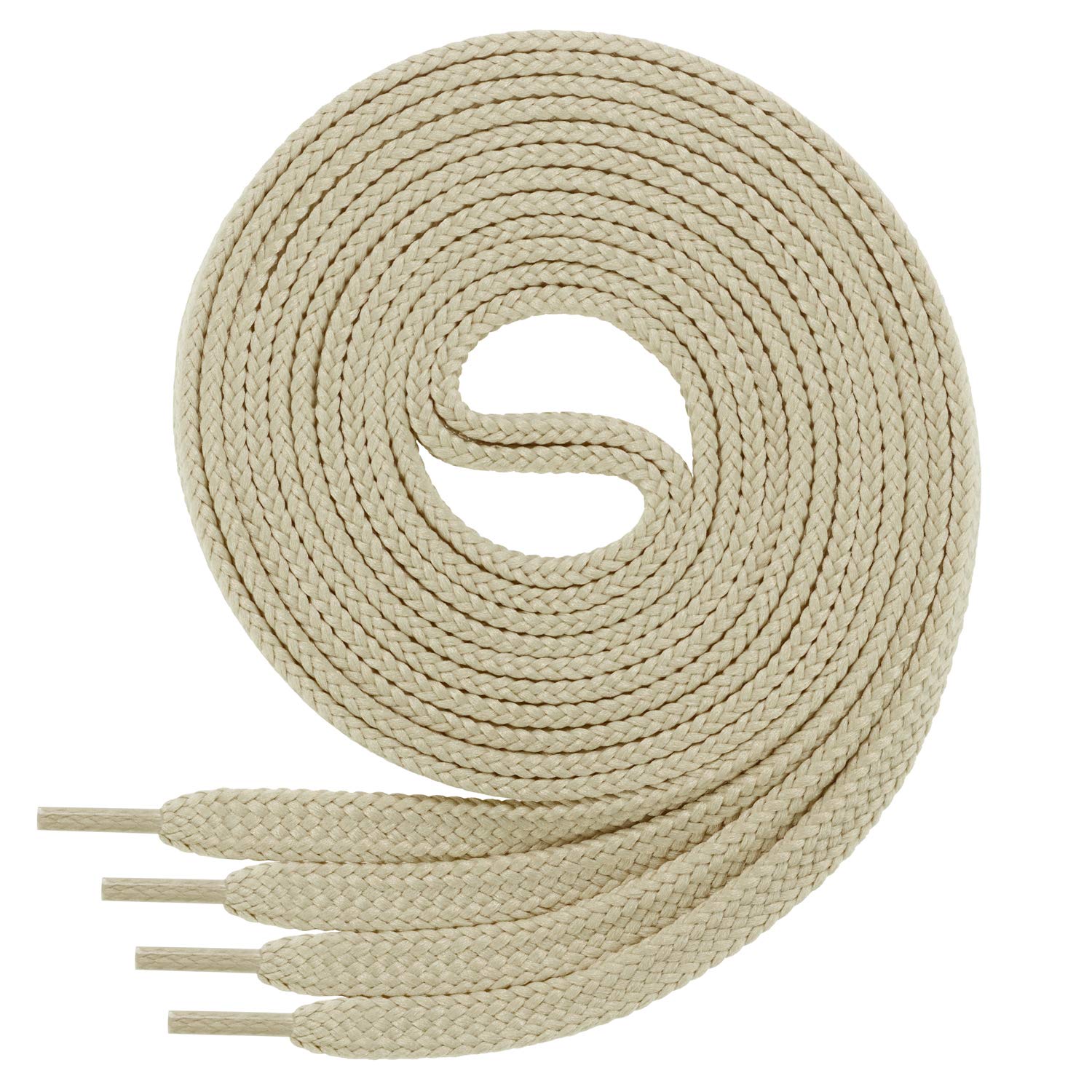 Di ficc hiano 1 par Fischer-Net – Cordones de poliéster – Resistente – Plano – Aprox. 7 mm ancho, 27 Colores, 60 – 200 cm de longitud — view 25