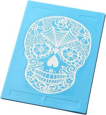 SugarVeil Flower Skull Mat