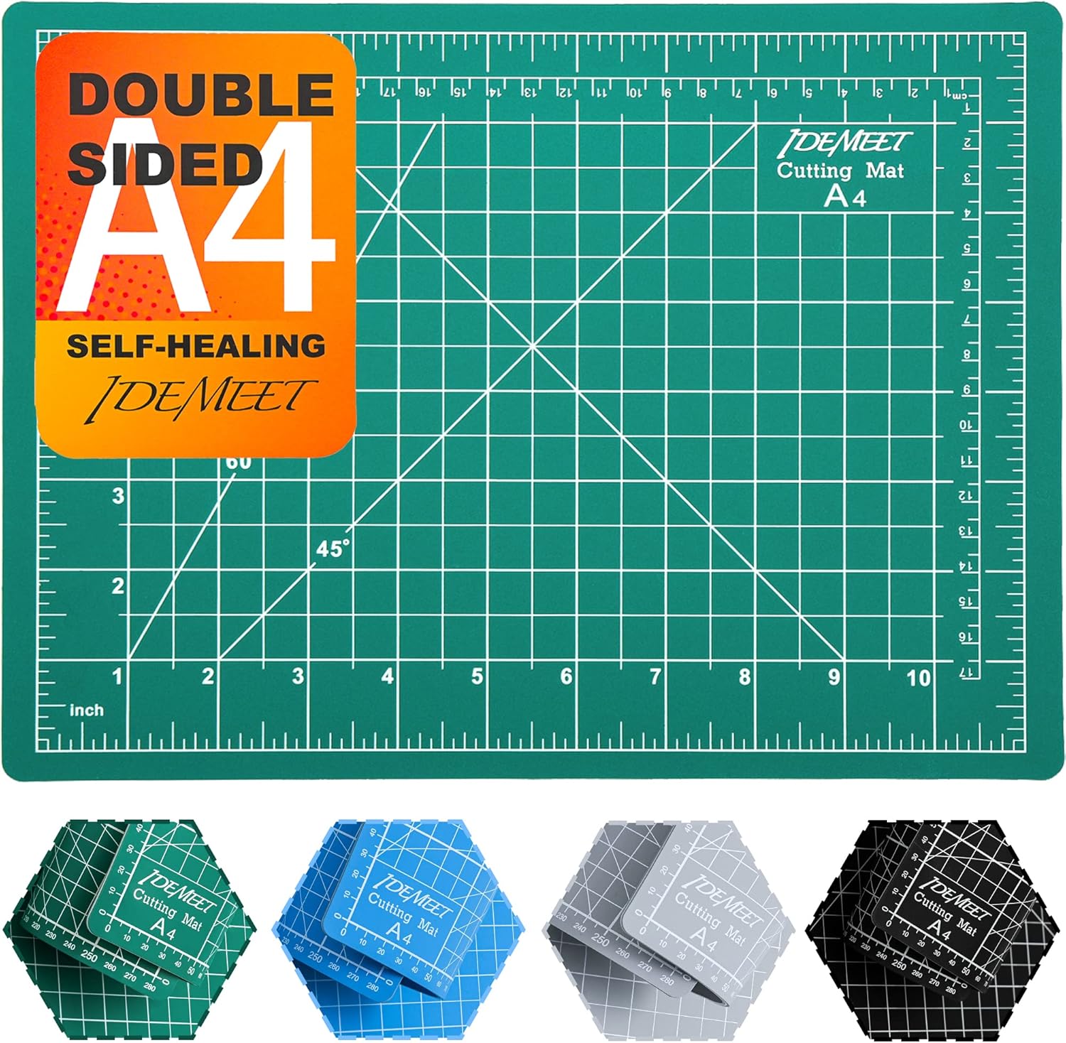 Amazon セルフヒーリング A4 9インチ×12インチ カッティングマット クラフト ビニール レザー 紙 シルップ ポリ塩化ビニル