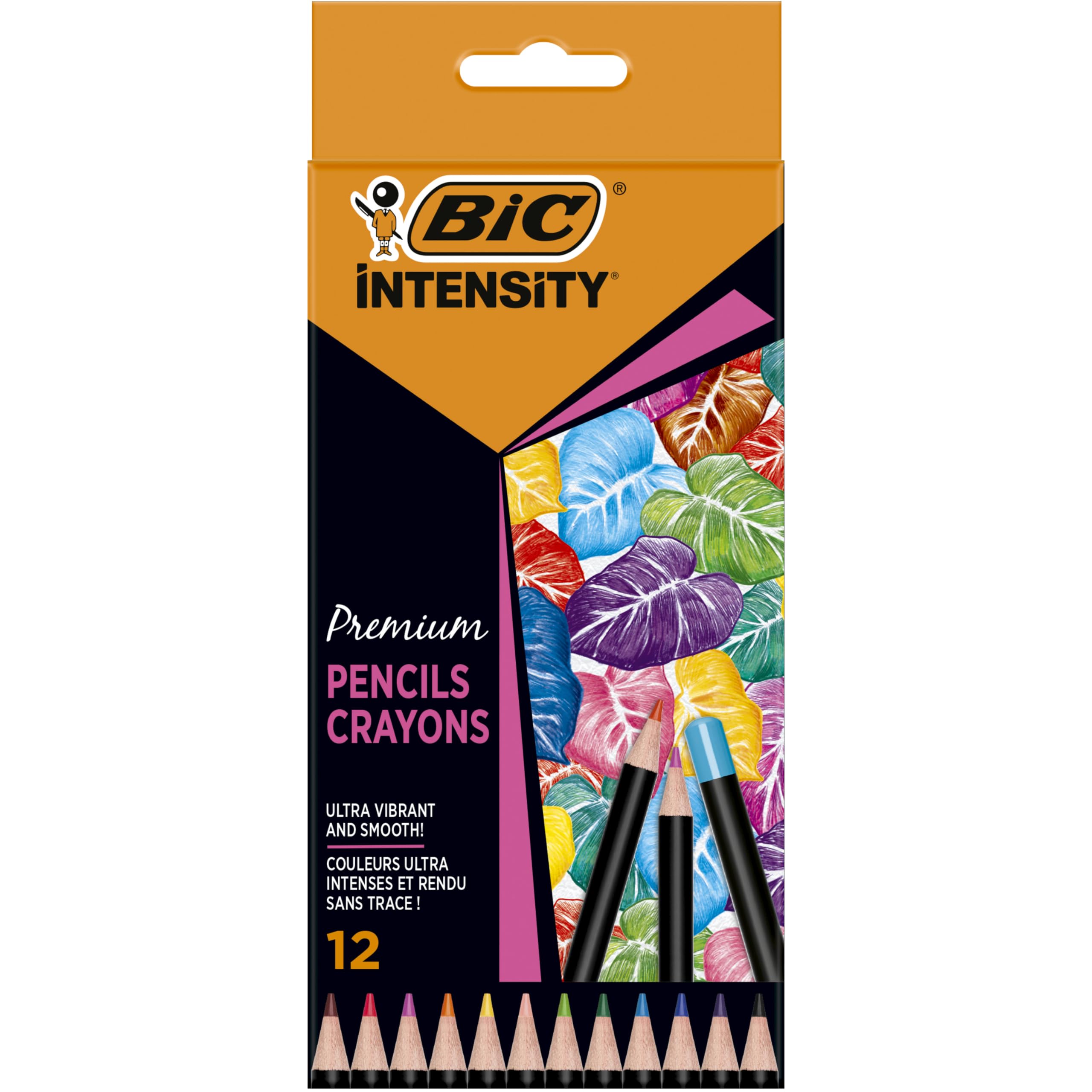 BIC Intensity Premium Kredki ołówkowe Pudełko 12szt