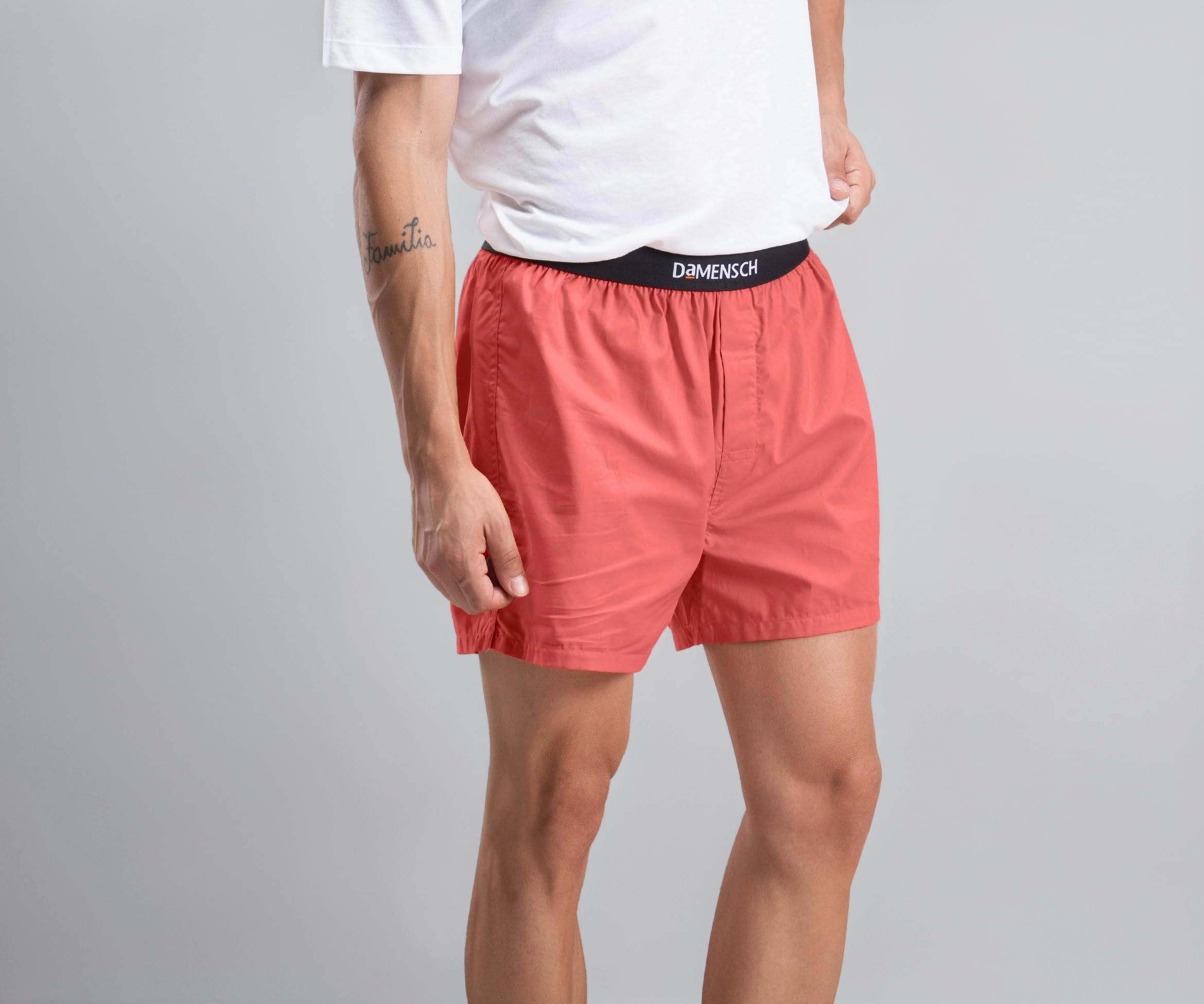 - Solid Breeeze Inner Boxers, Ultra-Light Men Boxer Shorts for Men, 100% Cotton Half Pant for Man, Breathable Woven Inner Cotton Shorts
