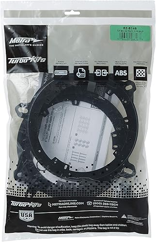 Miniatura 4 de Metra 82-8148 - Adaptador de altavoz para vehículos selectos ToyotaLexusScion de 1998 en adelante, color negro