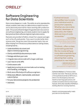 Software Engineering for Data Scientists: From Notebooks to Scalable Systems