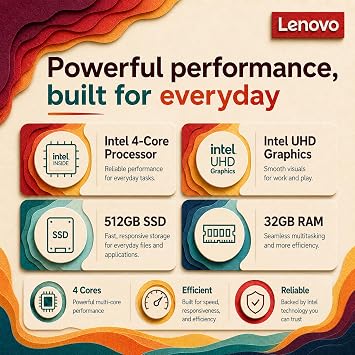 Lenovo 24 IdeaCentre All-in-One Desktop, 16GB RAM, 1TB Storage