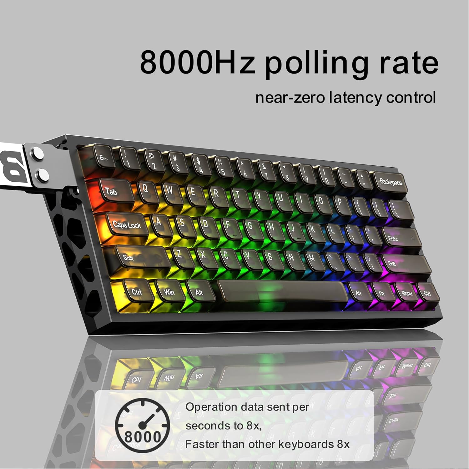 BOYI TD31Pro Numpad Keyboard&H60Pro Magnetic Switch Gaming Keyboard Mini Mechanical Numpad,BT5.0/2.4G/Type-C Wireless Numeric Keypad