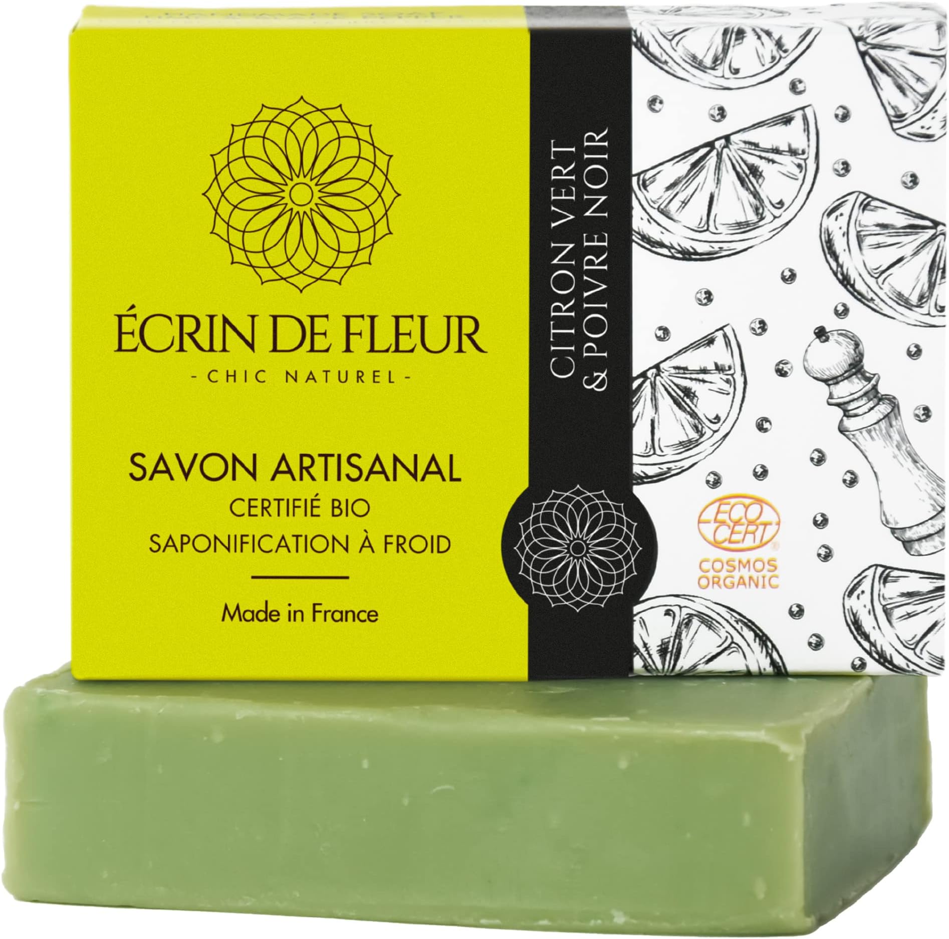 ÉCRIN DE FLEUR Savon Citron Vert & Poivre Nero 1 confezione