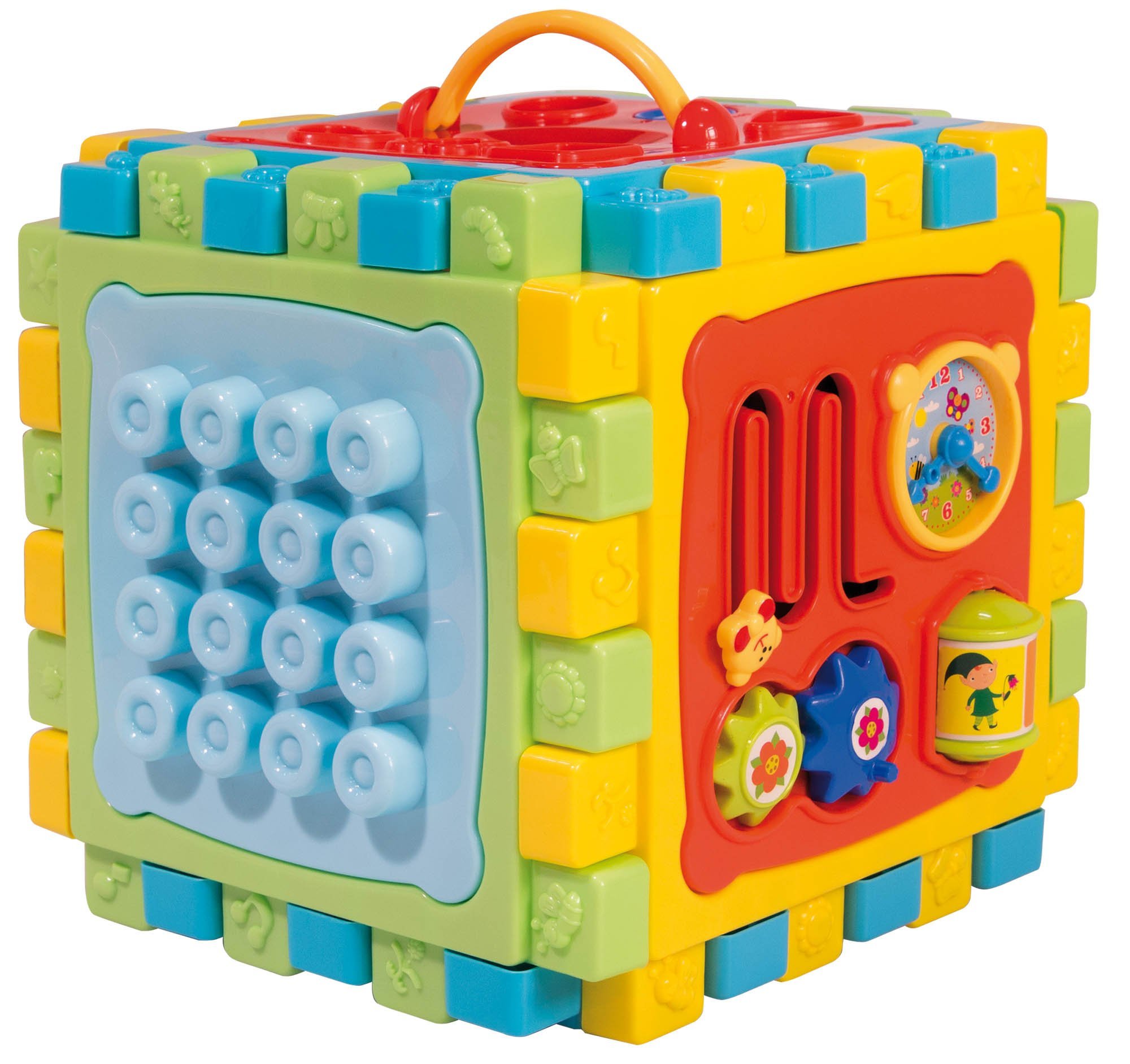 Liscianigiochi - Carotina Baby Super Cubo Mille attività, Multicolore, 68357