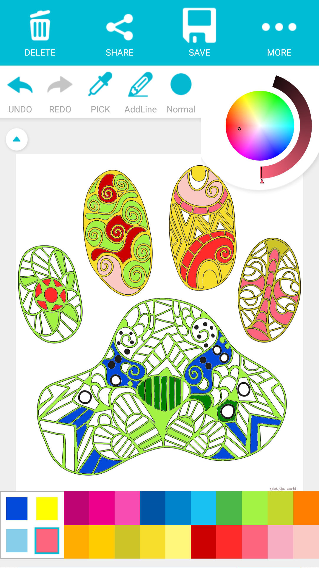 cat games : Cat coloring for adults & kids Colouring Cats - App on the ...