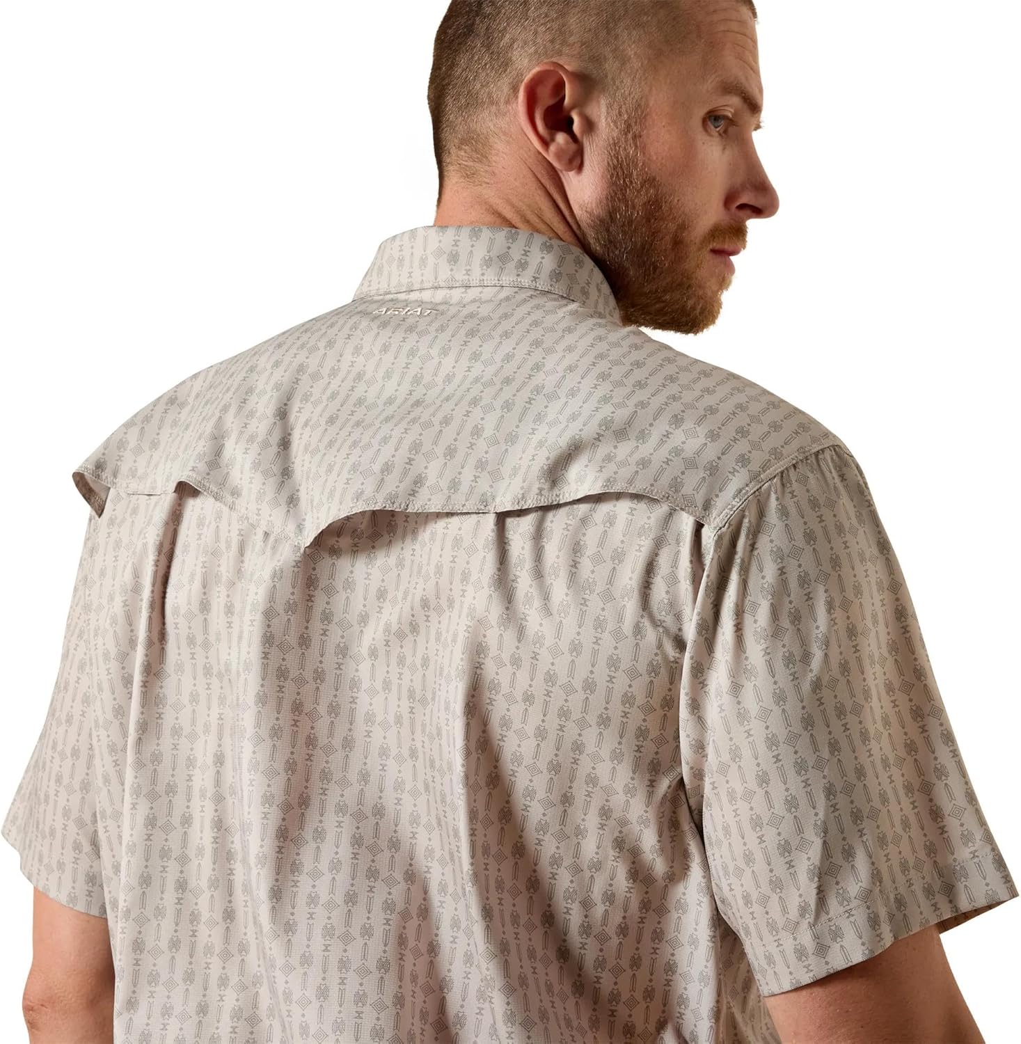 ARIAT Men's Printed Western Venttek Classic Fit Snap Shirt