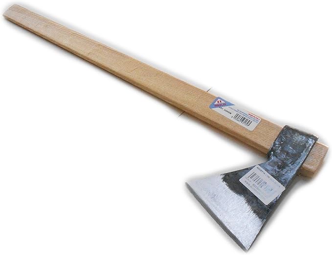 Accetta Da Lavoro Rinaldi 330 - Tipo Sila, 350 Gr Con Manico In Legno 60 Cm, Per Taglio E Lavori Forestali