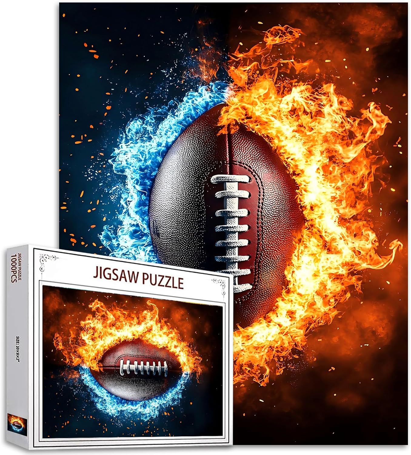Tucocoo Graffiti Basketball Jigsaw Puzzle 1000 Pieces Puzzles for Adults, Colorful Art Jigsaw Puzzles for Difficult Challenging Family Activity Educational Games DIY Crafts Puzzle for Home Decor Gift