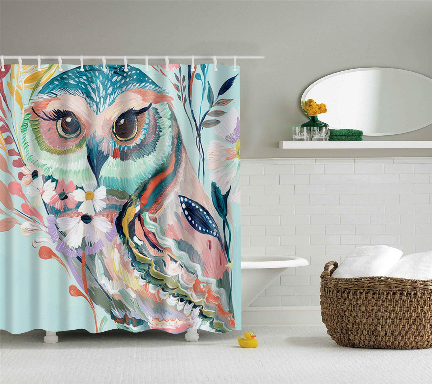 Owl Shower Curtains Curtains & Drapes