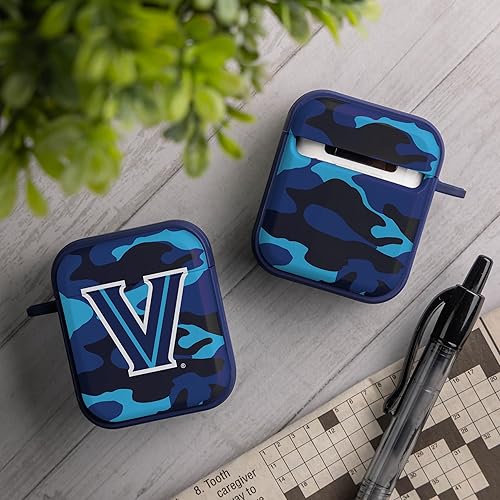 Miniatura 2 de AFFINITY BANDS Villanova Wildcats Camo HDX Case Cover Compatible with Apple AirPods Generations 1 & 2