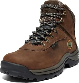 Timberland Men's White Ledge Mid Waterproof Hiking Boots - Premium Leather, EVA Comfort, Superior Traction