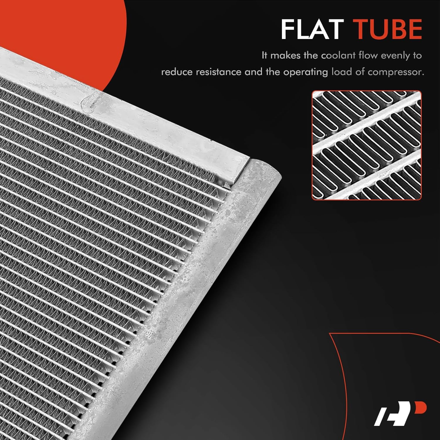 A-Premium Air Conditioning A/C Condenser Compatible with Ford Fiesta 2014-2019 L4 1.6L, Replace# 4919, AV1Z19712A