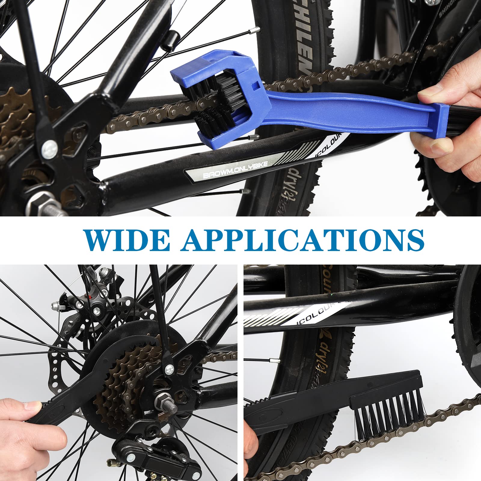 Set di strumenti per il lavaggio della bici K per la pulizia della bicicletta Pulore per catena MTB Spazzole per la pulizia Accessori per strumenti di manutenzione del ciclismo per la guida