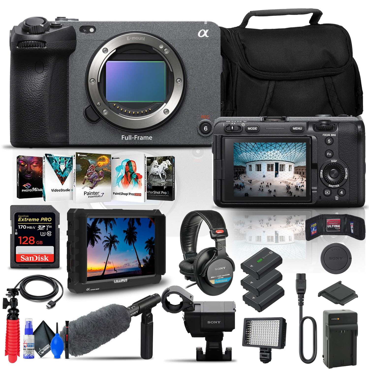 SONY FX3 保証あり Amazon.com : Ony Alpha FX3 Full-Frame Cinema Line Camera Bundle
