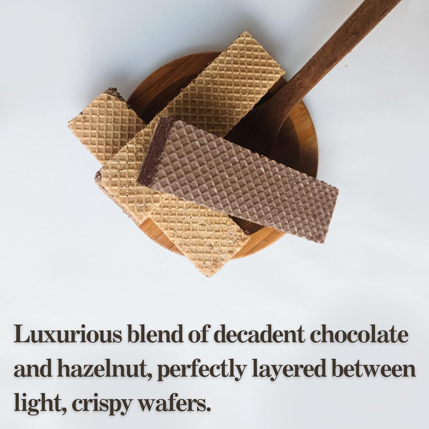 Babbi Waferini Gift Box, Chocolate, Vanilla and Hazelnut Flavors, 8.81 Oz (250g), Italian Cream-Filled Wafer Cookies, Gold Tin Packaging, Perfect for Gift Giving