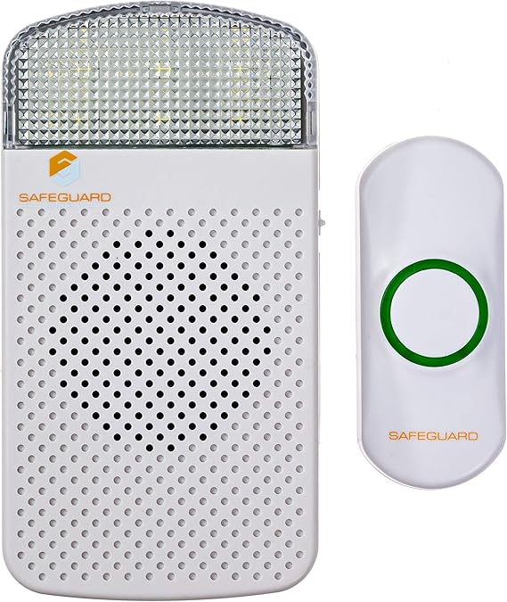 Safeguard Supply Wireless Doorbell Kit 1000' Range Plug In Doorbell