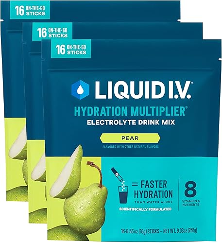 Miniatura 20 de Liquid I.V.® Multiplicador de hidratación - Pomelo | Mezcla de bebida en polvo de electrolitos | Pack de 3 (48 porciones)