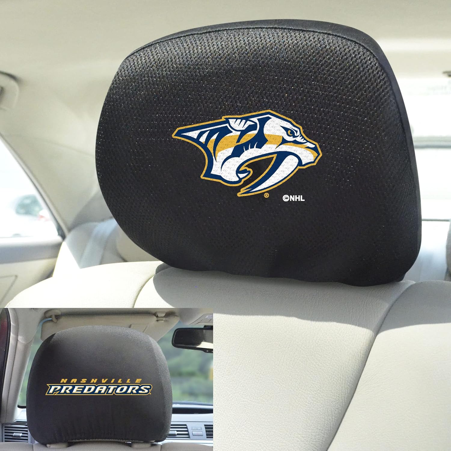 FANMATS NHL Unisex-Adult Head Rest Cover