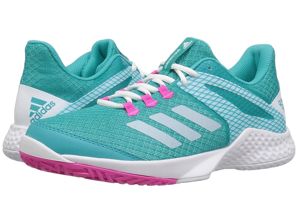 

adidas Adizero Club 2 (Hi-Res Aqua/White/Shock Pink) Women's Shoes
