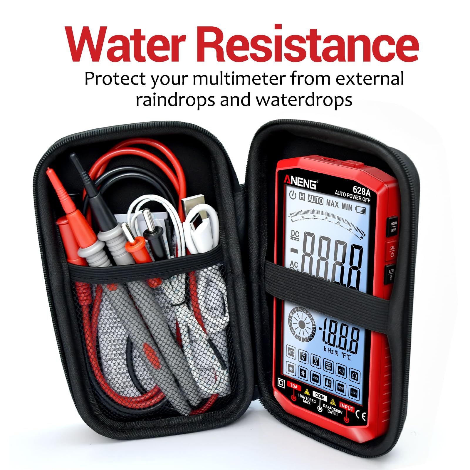 ANENG Multimeter,TRMS 6000 Count Rechargeable Digital Voltmeter Tester — Amazon image 7