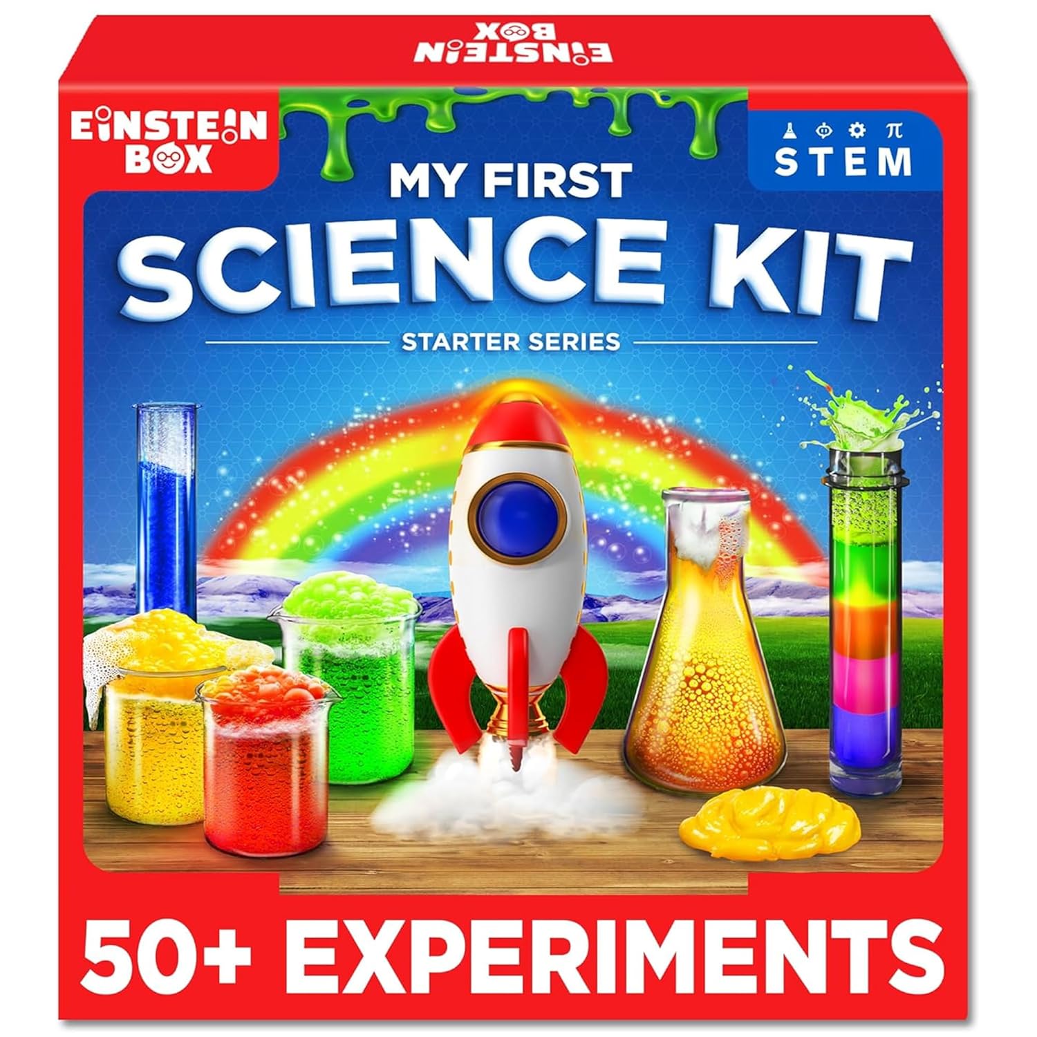 Einstein Box My First Science Starter Kit for 4 to 8-Year-Old Boys & Girls | Toys for Kids 5+ Years | Educational & Learning Toys| Amazing Science Experiments & STEM Projects | Birthday Gift Idea |