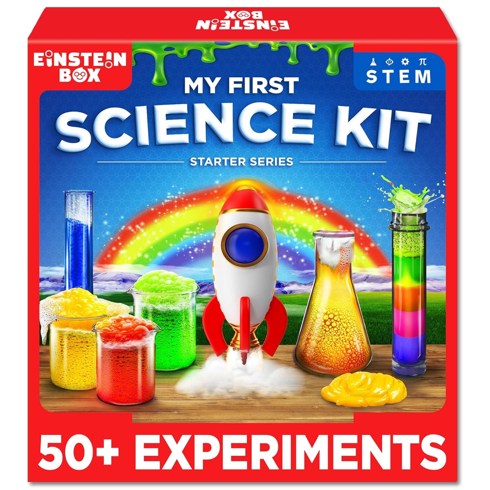 Einstein Box My First Science Starter Kit for 4 to 8-Year-Old Boys & Girls | Toys for Kids 5+ Years | Educational & Learning Toys| Amazing Science Experiments & STEM Projects | Birthday Gift Idea |
