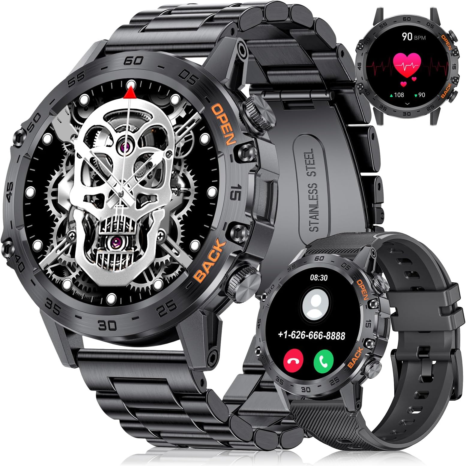 Smartwatch(Answer/Make Call), 1.96 AMOLED Smart