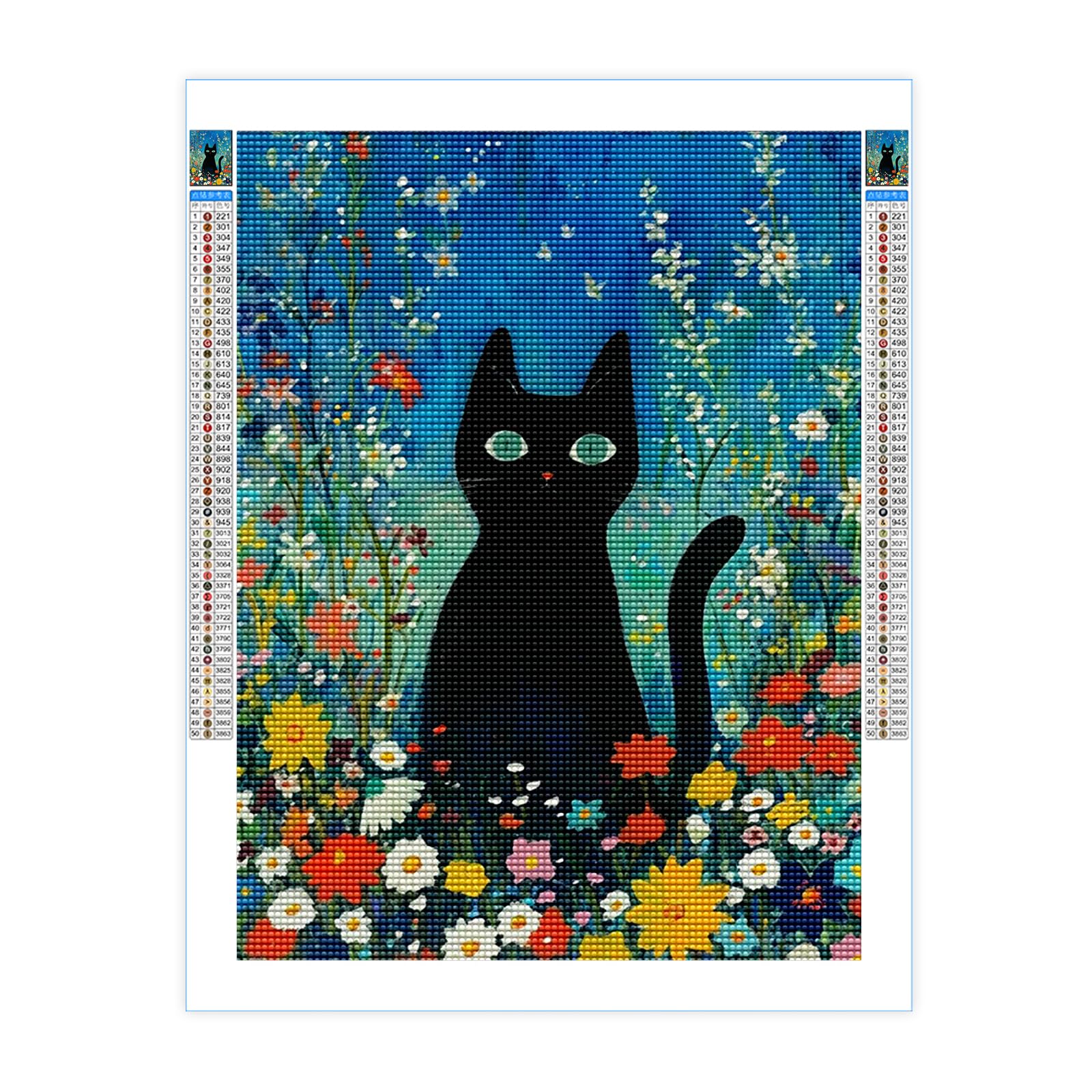 DPHERO Black Horse Diamond Painting Kits voor beginners en volwassenen, 5D DIY bloemen Diamond Art Kits, ronde full drill Dreamland Diamond Painting art, doe-het-zelf schilderen op nummers, 30 x 40 cm DPHERO Black Horse Diamond Painting Kits voor beginners en volwassenen, 5D DIY bloemen Diamond Art Kits, ronde full drill Dreamland Diamond Painting art, doe-het-zelf schilderen op nummers, 30 x 40 cm