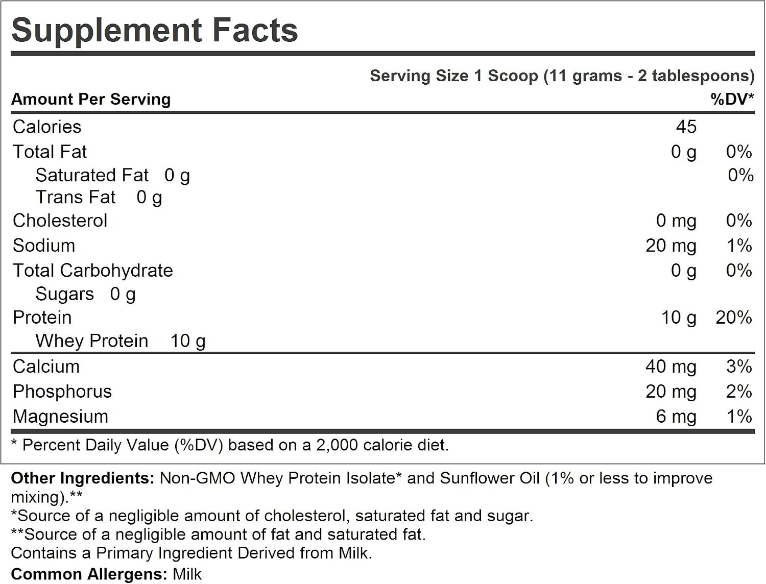 ANDREW LESSMAN Ultimate Whey Protein Isolate 25 Servings – Supports Workout Recovery & Lean Muscle Non-GMO, No Added Flavors, Fat-Free, Sugar-Free, Sweetener-Free, Certified Kosher. No Additives
