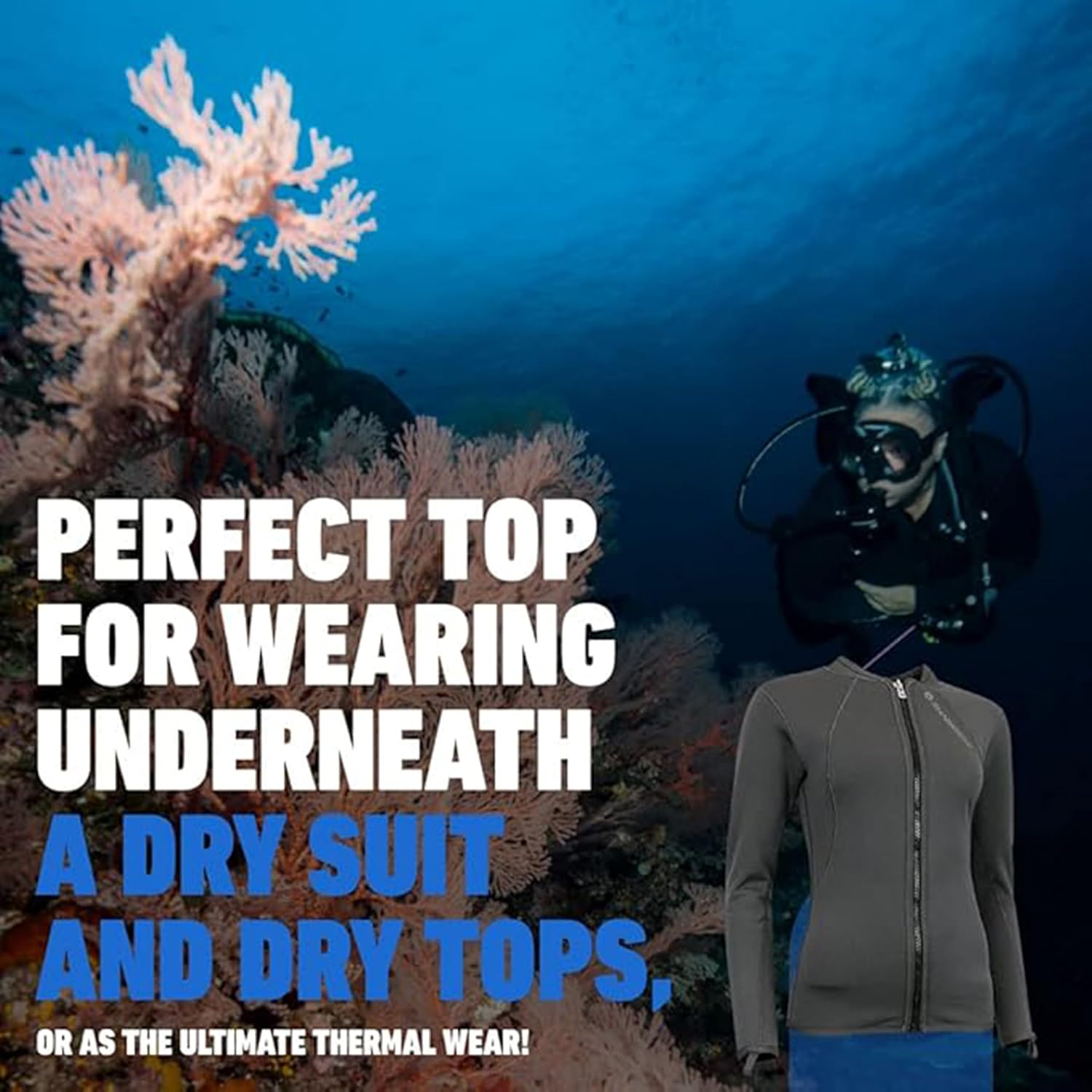 Sharkskin Titanium 2 Chillproof Long Sleeve Full Zip (Female) - Image 6