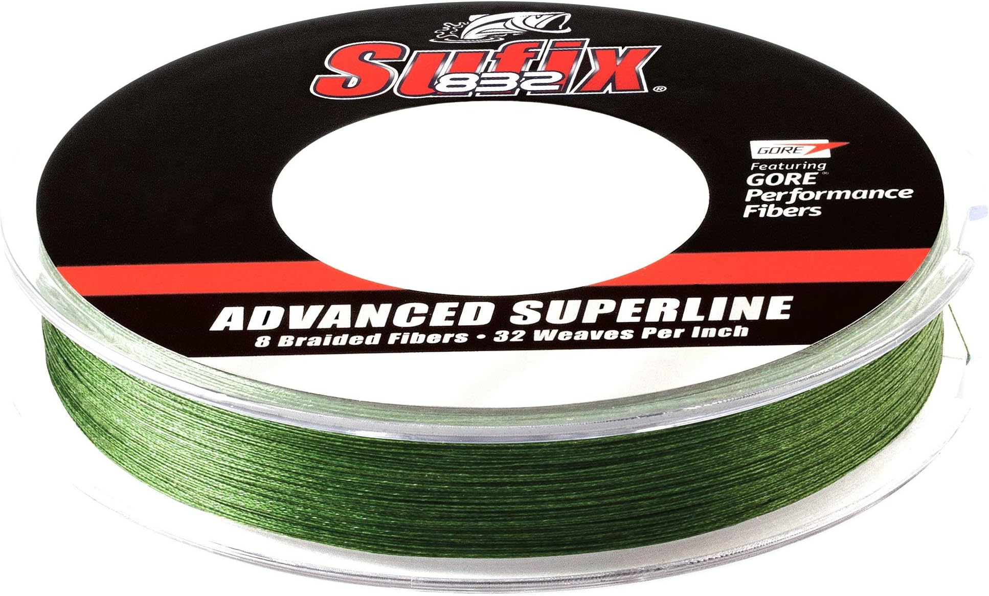 Suffix 832 Braid 6 lb Low-Vis Green 150 yards