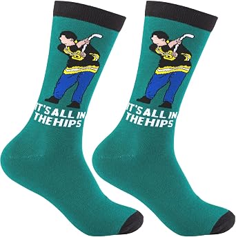 Funny Golf Socks Crazy Socks Golf Dress Socks Casual Cotton Crew Socks, Novelty Gifts For Men, Women and Teens