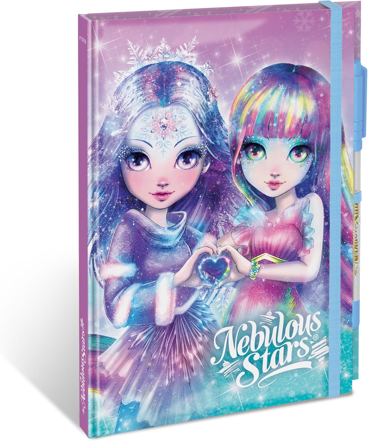 NEBULOUS - Deluxe White Notebook Display (6 pcs.) Notebooks and Coloring Books, Multicoloured (NS11579)