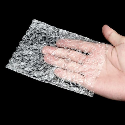 Miniatura 6 de 200 bolsas de burbujas transparentes de 6 x 8 pulgadas, bolsas protectoras de burbujas para envolver, doble embalaje de burbujas a granel, grueso a