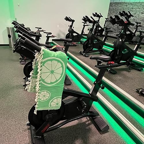 Miniatura 6 de InfuseZen Toalla turca de baño y playa, 69 x 39 pulgadas, estampado de cítricos, 100% algodón turco orgánico, suave, ligera y absorbente, de secado