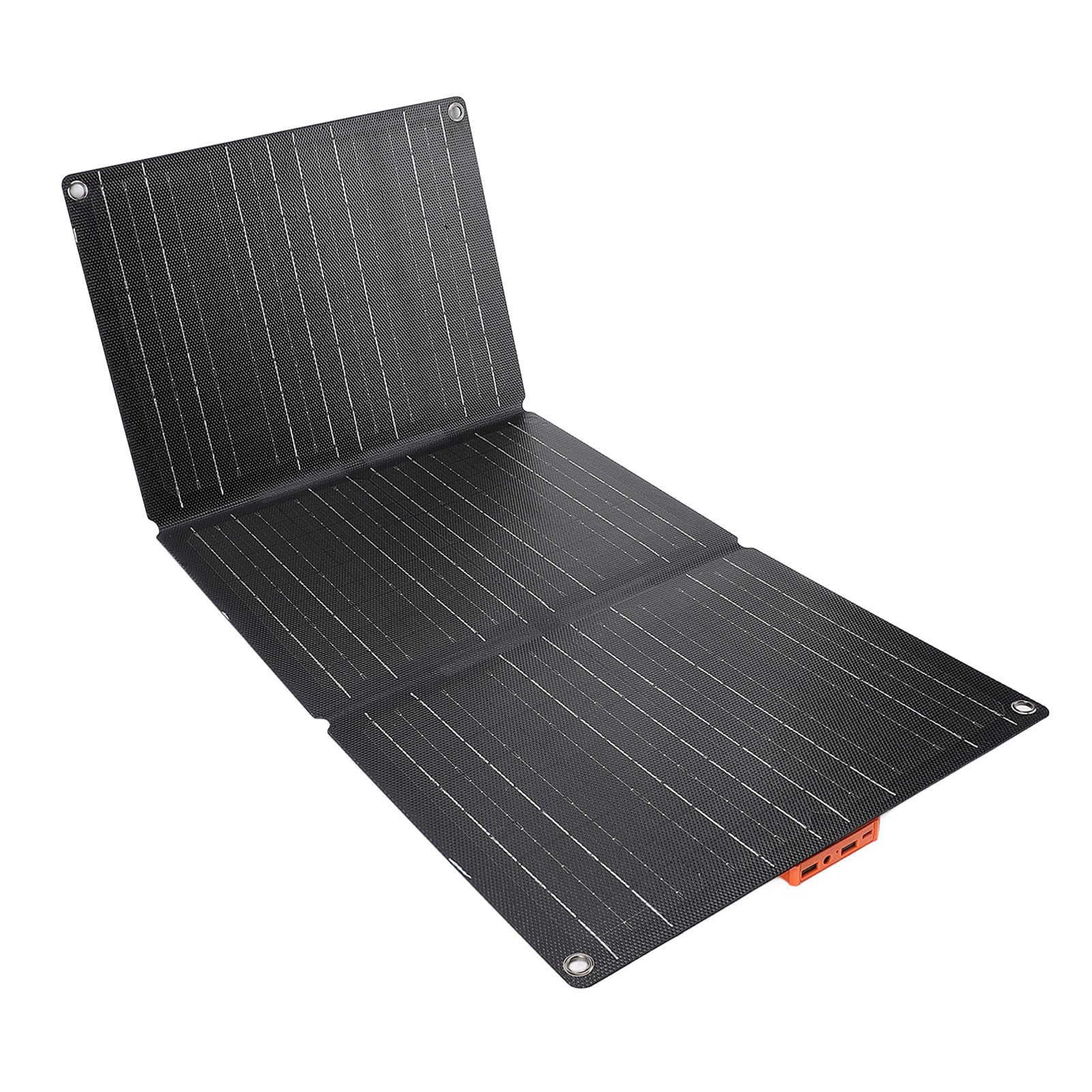 Pssopp Rekreacja na świeżym Powietrzu Wysokowydajna ładowarka Słoneczna 100 W ETFE Odporny na Kurz Panel Kempingowy z Podwójnym Wyjściem USB TYPE C DC Odporny wodę do Pieszych Wędrówek Kempingu