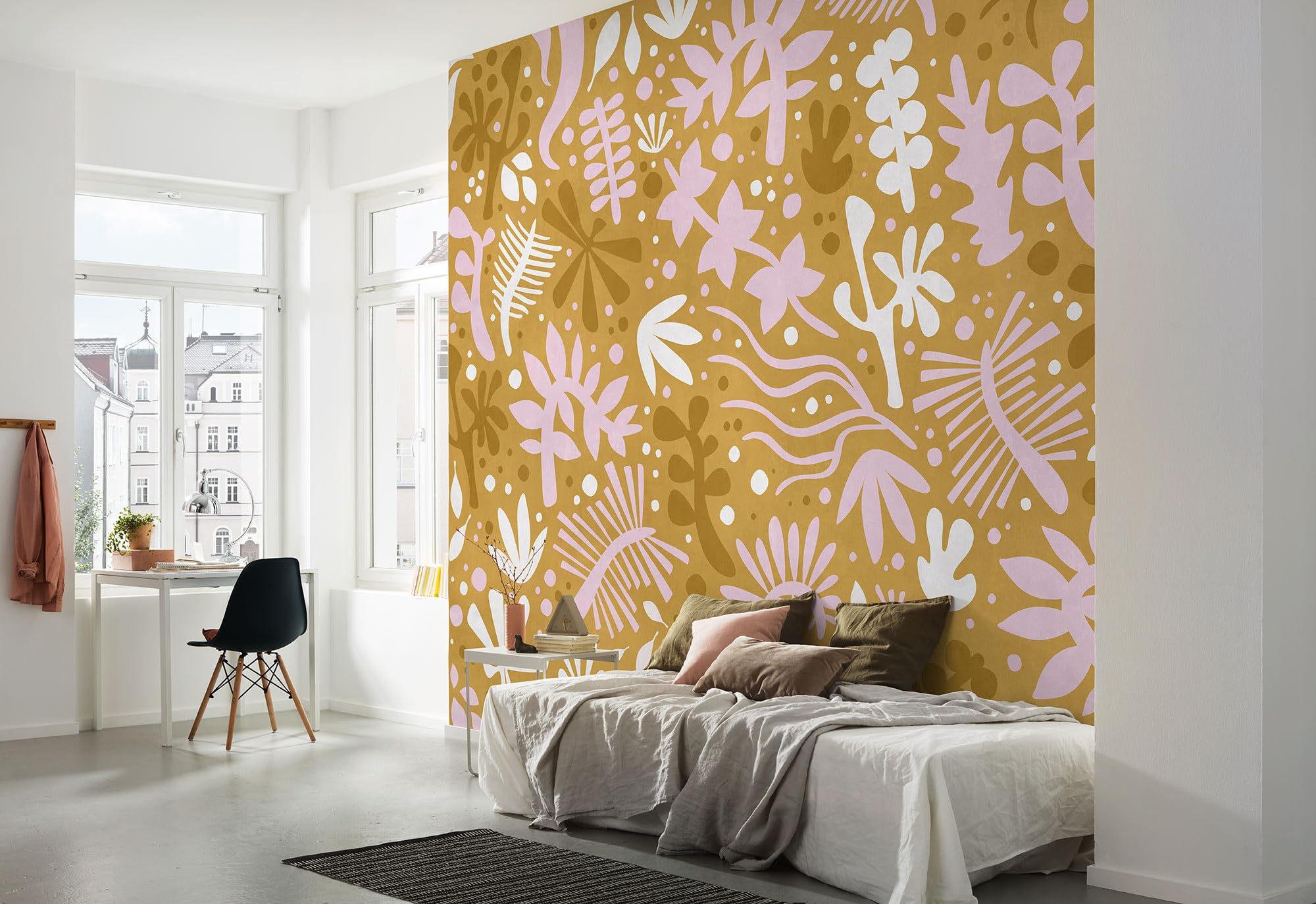 Komar Non-Woven Photo Wallpaper - Mid Summer - Size 300 x 250 cm - Wallpaper, Wall Decoration, Living Room, Bedroom, Office