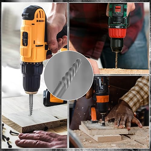 Miniatura 7 de Juego de 7 extractores de tornillos en espiral, juego de extractor de tornillos dañados para quitar tornillos dañados y pernos rotos, juego