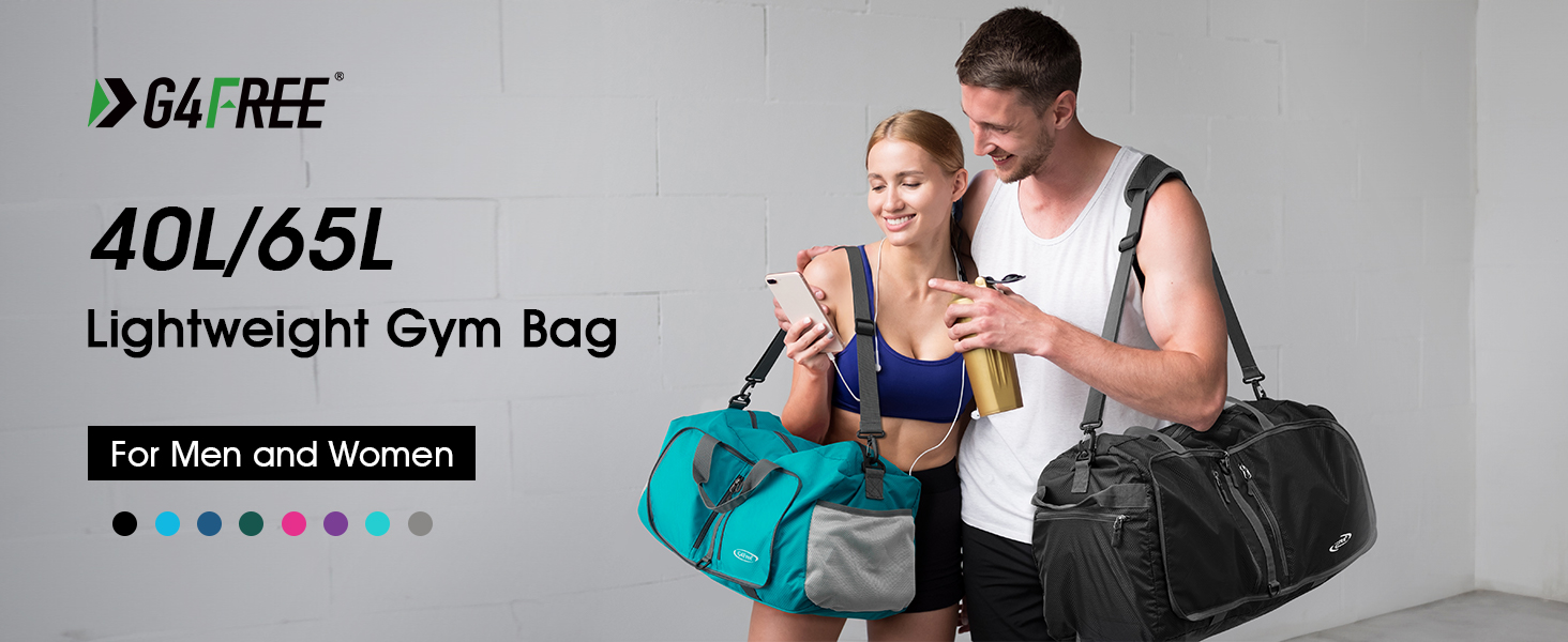 Borsone Pieghevole G4Free 40L/65L - Zaino Da Viaggio Leggero, Idrorepellente, Per Sport E Weekend - Foto 13