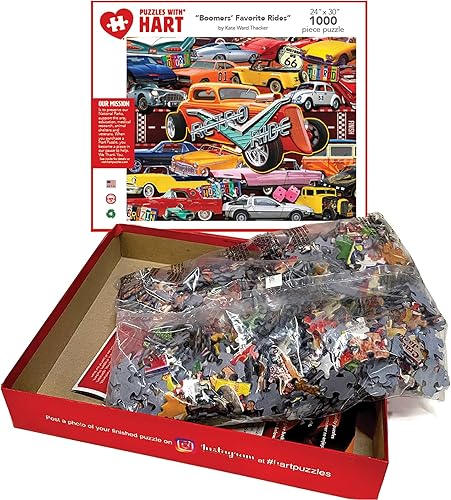 Miniatura 3 de Rompecabezas de 1000 piezas de 24 x 30 pies de los paseos favoritos de los boomers de Steve Smith