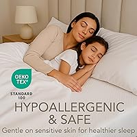 Vista 7 de Protector de colchón prémium tamaño Queen Funda Tencel 100% impermeable Protector de colchón refrescante y transpirable con bolsillo profundo