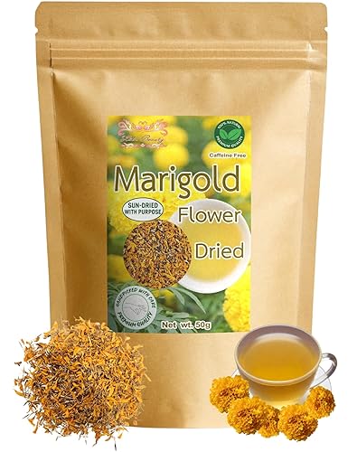 Hida Beauty Flor de caléndula seca prémium de 1.76 onzas