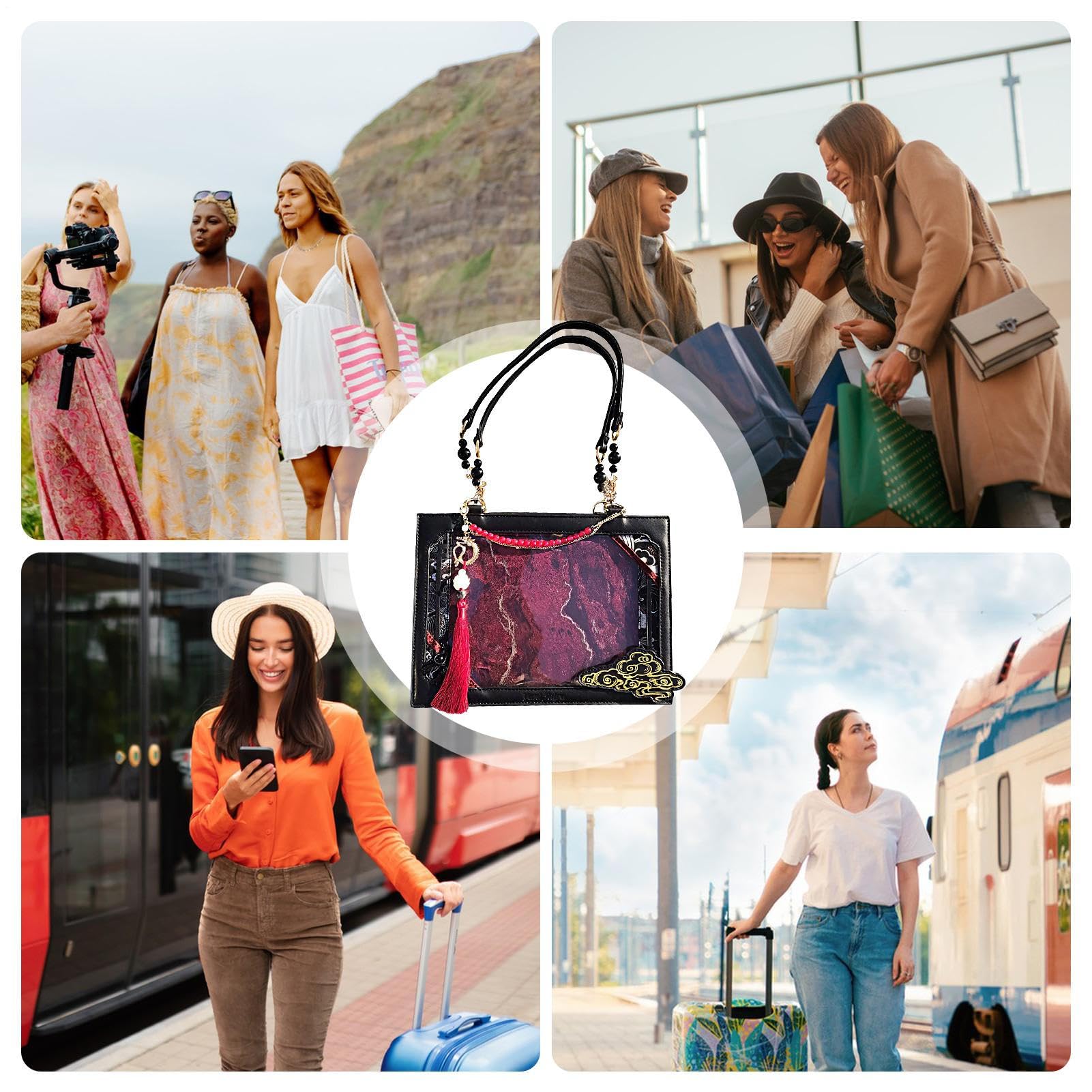 Bolso Tote Para Mujer Tote De Hombro Con Estética Vintage Y Streetwear