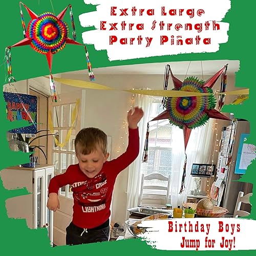 Miniatura 2 de Paquete de fiesta Lucha Libre. Piñata extra grande y resistente con Lucha Libre Papel Picado Plástico Paquete de 2