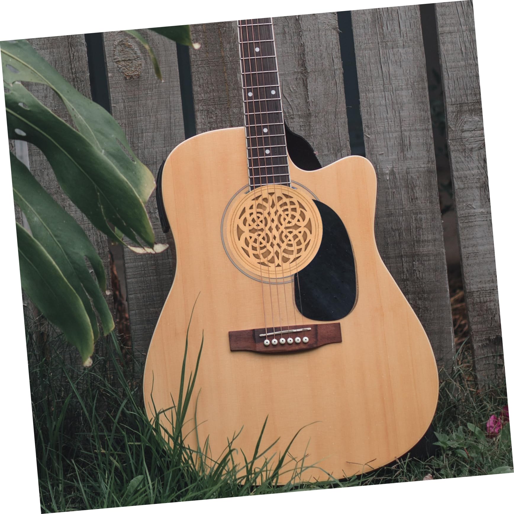 Amazon | Alasum 木製サウンドホールカバー アコースティックギター用