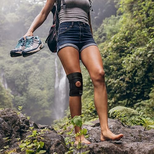 Miniatura 6 de TechWare Pro Rodillera - Rodilleras para dolor de rodilla. Alivia ACL, LCL, MCL, desgarro de menisco, artritis, dolor de tendinitis. Estabilizadores