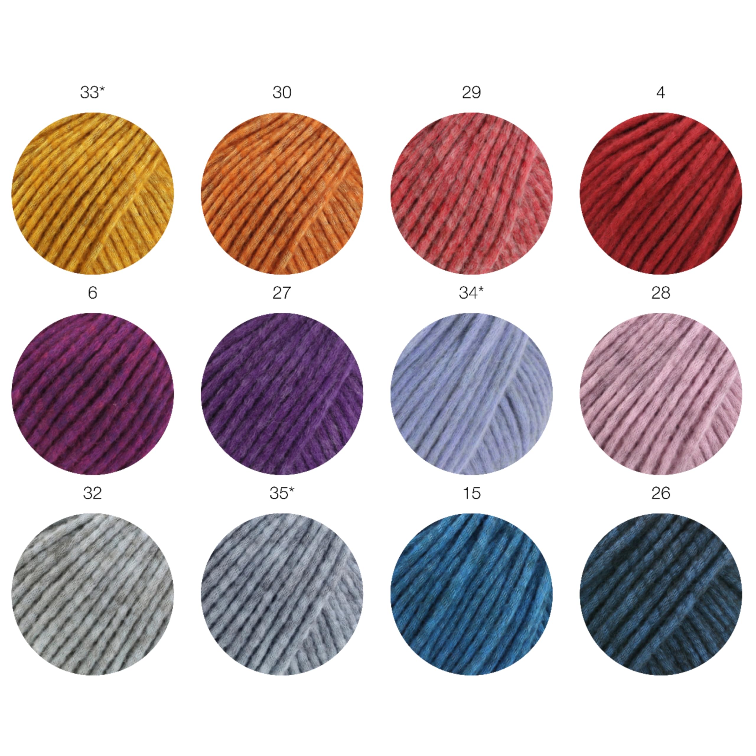 LANA GROSSA Landlust Naturwolle - 100% Norwegische Schurwolle Zum Stricken & Häkeln | 85m Pro 50g